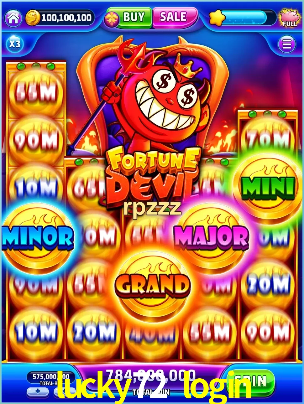 lucky72 login — galeri tampilan Resmi APK
